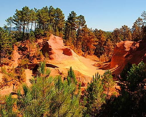 camping proche colorado provencal