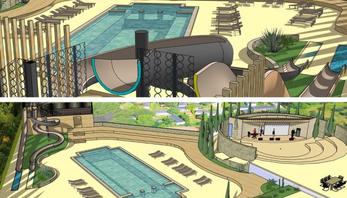 Parc Aquatique Camping Les Fontaines Ciela Village Vaucluse