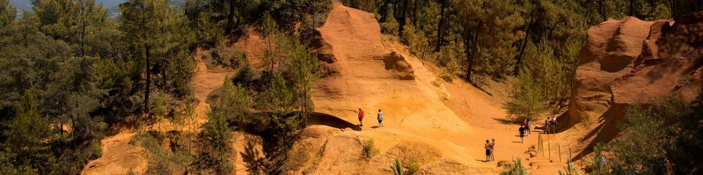 le sentier des ocres à rousillon