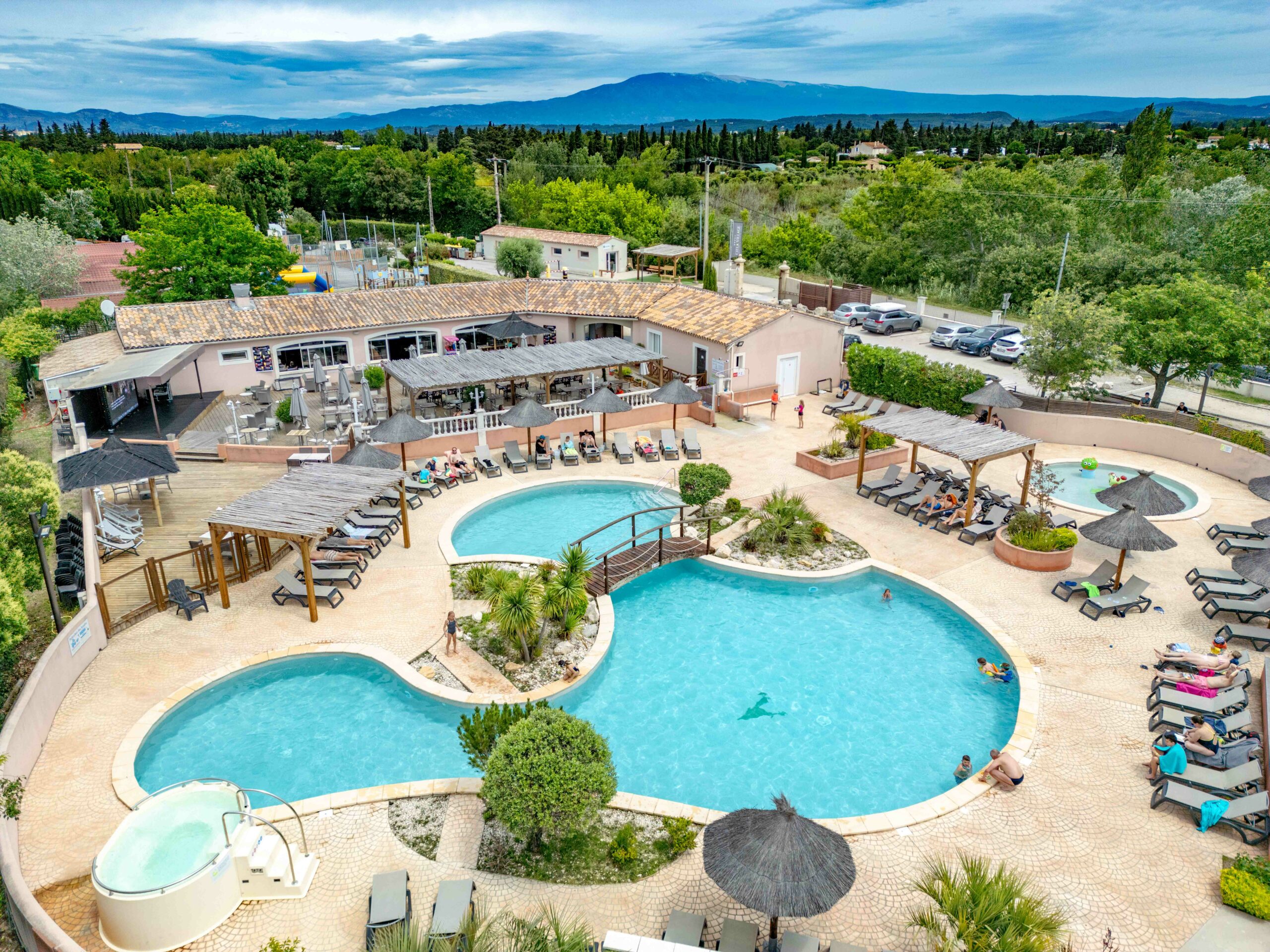 Camping Les Fontaines Ciela Village Vue Drône
